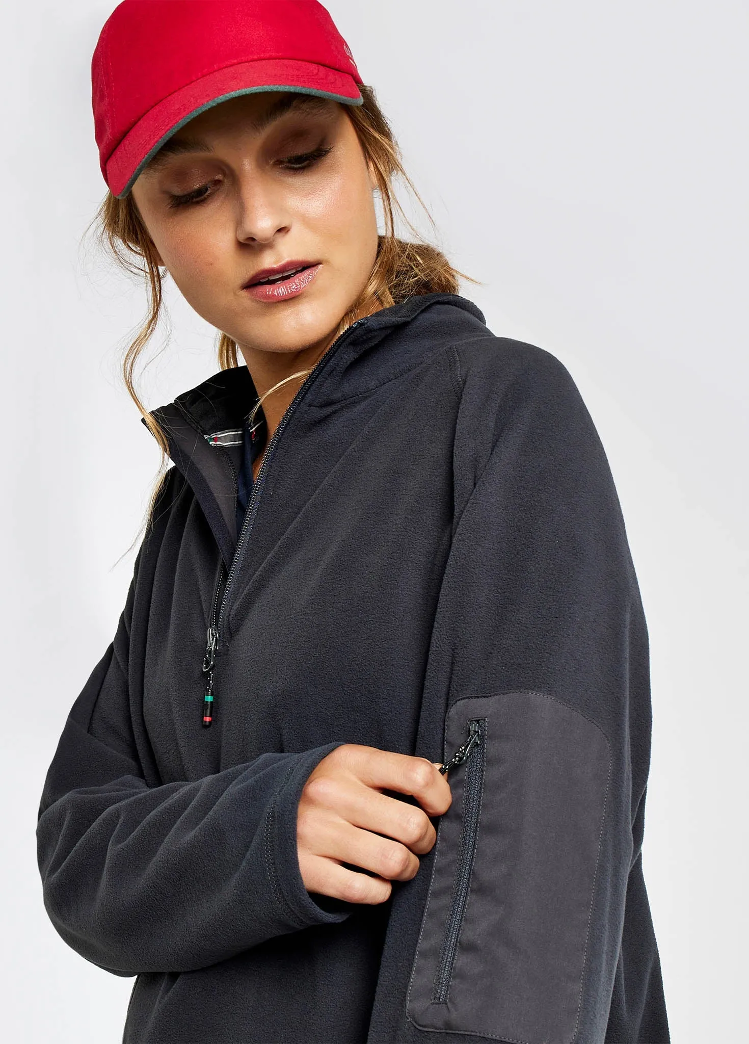 Valencia Ladies Quarter-zip Fleece - Graphite