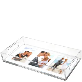 VERTICAL PHOTO TRAY WITH WHITE MATTE - 16X8