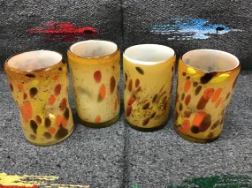 Water Glasses handblown in Desert style