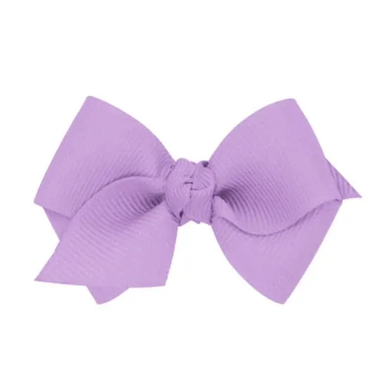 Wee Classic Grosgrain Hair Bow- Light Orchid