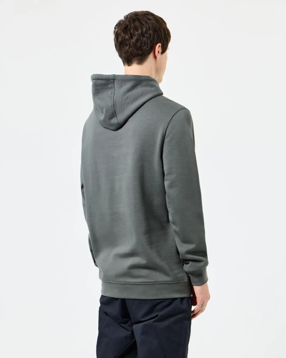 Weekend Offender Ribbe Overhead Badge Hooded Sweatshirts Zinc