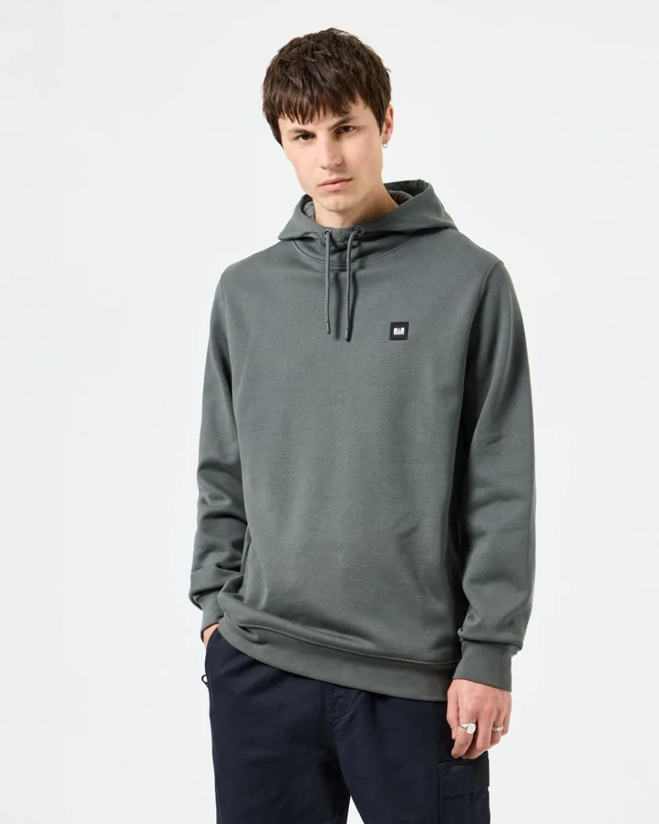 Weekend Offender Ribbe Overhead Badge Hooded Sweatshirts Zinc