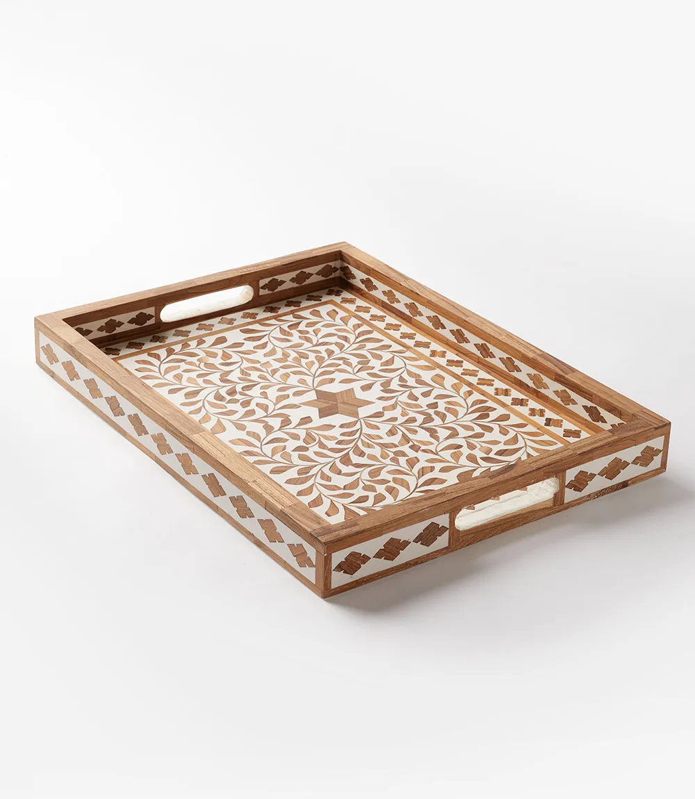 Wood Inlay Tray