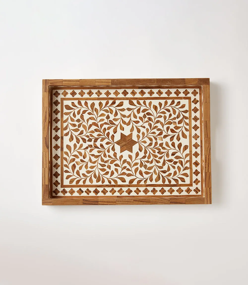 Wood Inlay Tray