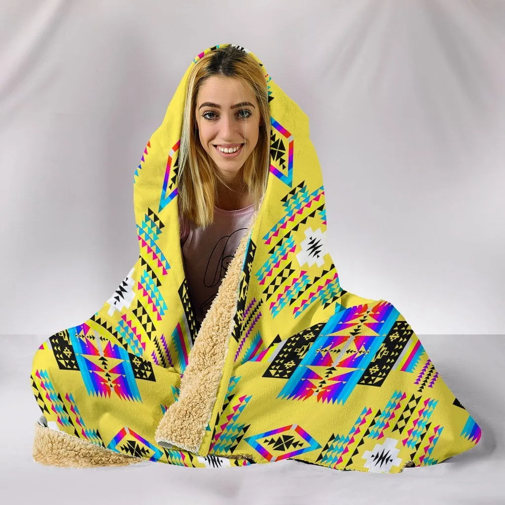 Yellow Hooded Blanket